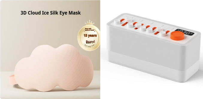 White Noise Sound Machine with Bluetooth Speaker & RGB Night Light