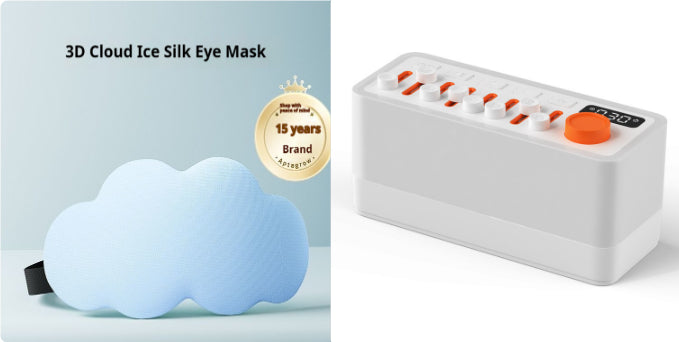 White Noise Sound Machine with Bluetooth Speaker & RGB Night Light