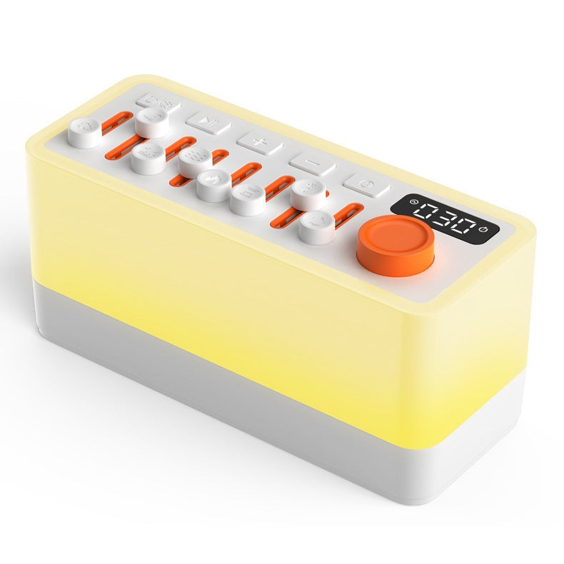 White Noise Sound Machine with Bluetooth Speaker & RGB Night Light