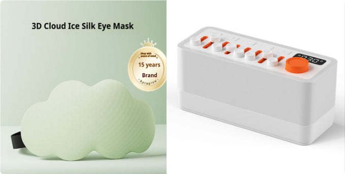 White Noise Sound Machine with Bluetooth Speaker & RGB Night Light
