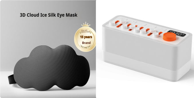White Noise Sound Machine with Bluetooth Speaker & RGB Night Light