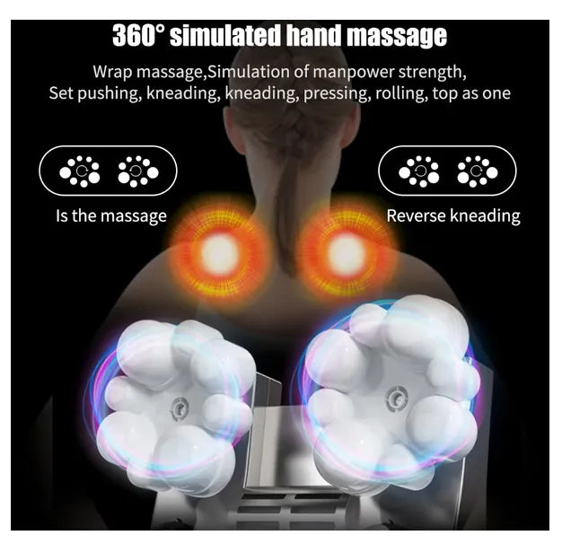Shiatsu Deep Tissue Neck & Shoulder Massager with Heat