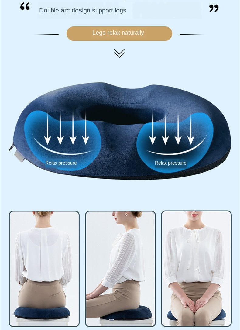 Memory foam donut seat cushion product photo