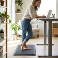 Anti-Fatigue Standing Desk Mat in use